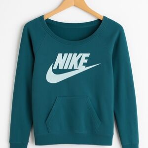 Nike Women’s Teal Crewneck Sweatshirt – Size XS